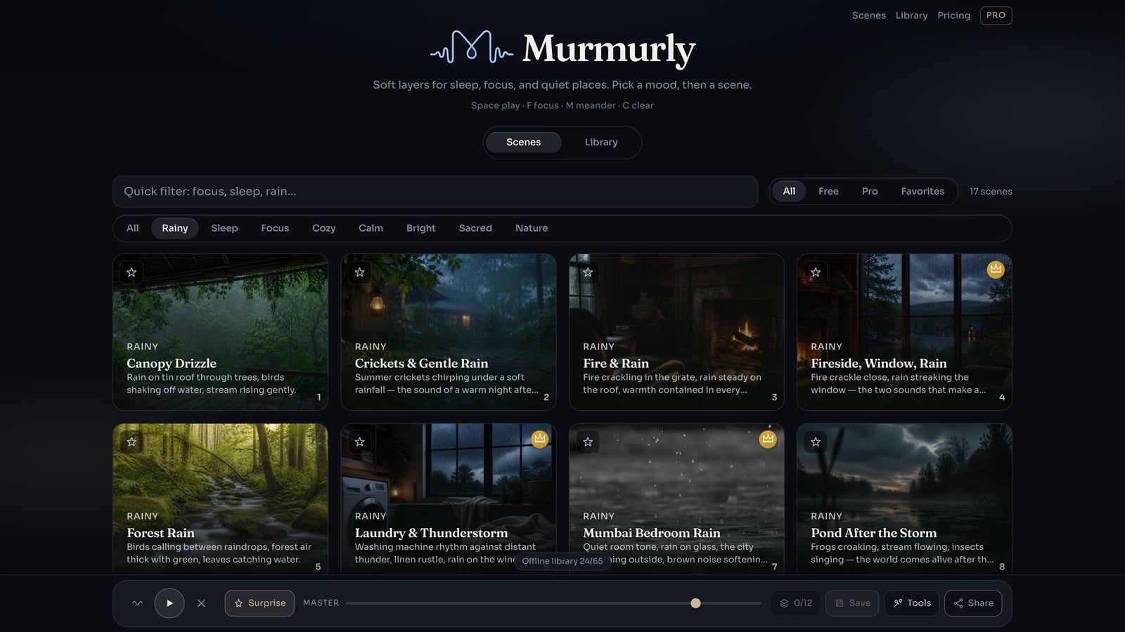 Murmurly interface