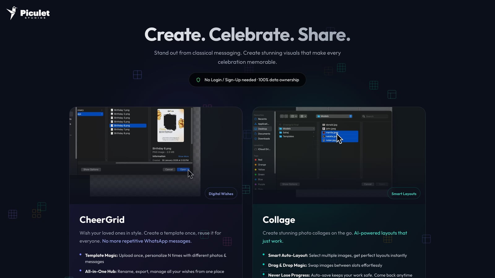 Piculet interface